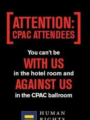 The Human Rights Campaign trolled Republicans at CPAC with an ad on Grindr