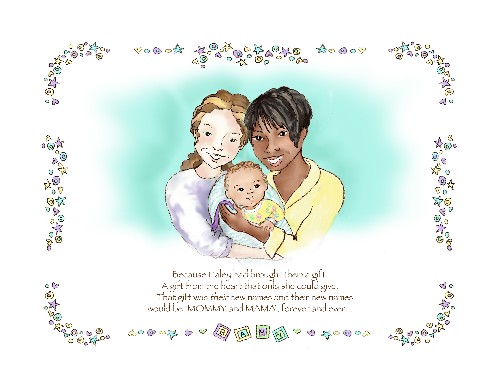 2 Mommies/Inter-racial/Birth