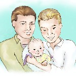 2 Daddies/Caucasian/Adoption