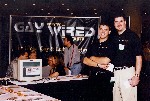 Sometime around 1998 or 1999... doing a Live Internet Broadcast at a trade show with our site, GayWired.com