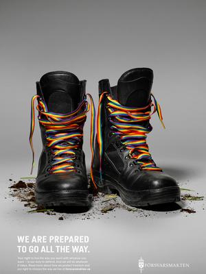 This Pride Ad by the Swedish Armed Forces Conveys a Simple Message About LGBT Rights